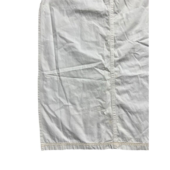 VTG Y2K Lucky Brand 100% COTTON Cargo Long Skirt Sz 12/31 Ivory Long Side Slit - Picture 16 of 16